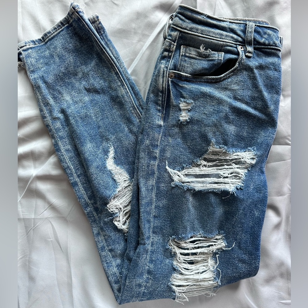 AE mom jeans